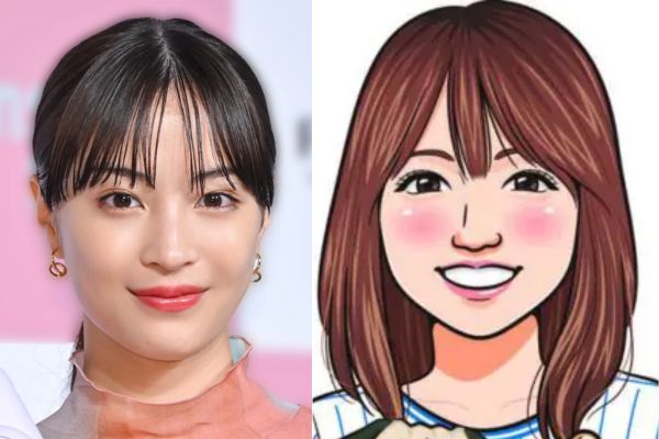 上茶谷大河の妻の似顔絵と広瀬すず